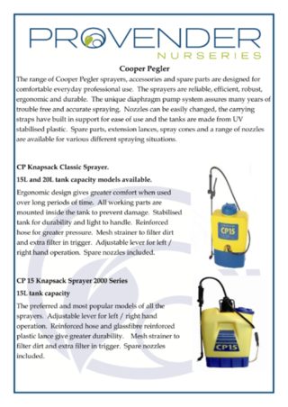 Cooper Pegler Factsheet