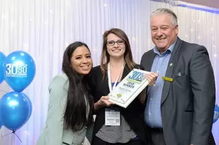 Alex Buckley collects her 30 Under 30 Award. Pro Landscaper’s 30 Under 30: The Next Generation