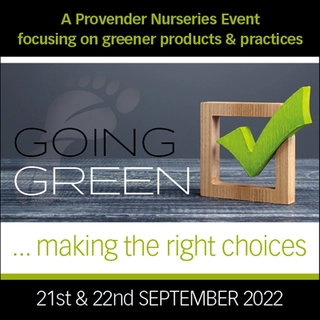 BOOKING LINK NOW LIVE  Going Green. Making the Right Choices