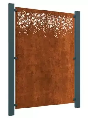 Corten Steel Panel Burst Pattern