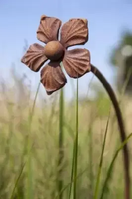 Garden Plant Support Daisy Corten Steel