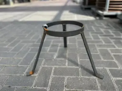 Corten Steel Fire Bowl Stand