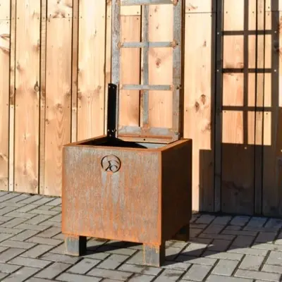 Provender Planter Corten Modular System Cube - image 1