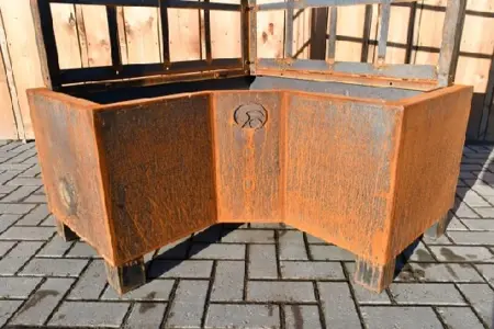 Provender Planter Corten Modular System Corner - image 1