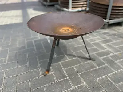 Corten Steel Fire Bowl Stand - image 2