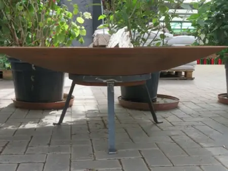 Corten Steel Fire Bowl Stand - image 4