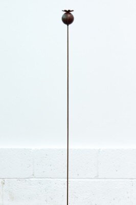 Garden Plant Support Poppy Corten Steel - image 2