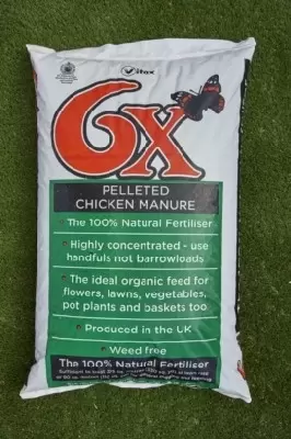 6X Pelleted Chicken Fertiliser