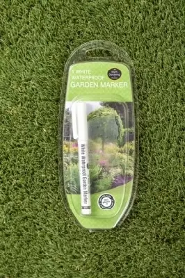 White Waterproof Garden Marker