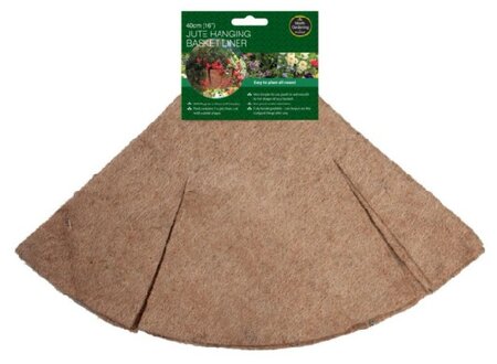 Hanging Basket Liner Jute