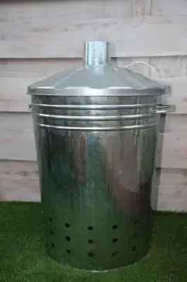 Galvanised Incinerator 80L