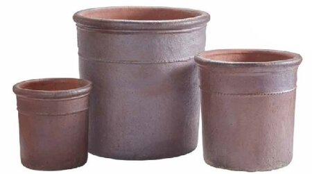 Pot Rustic Cylinder