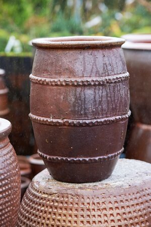 Pot Rustic Three Rings