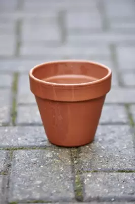 4" 20 x 10.5cm Plant Pots Black Plastic Tall Deep Full Size Flower Pot 