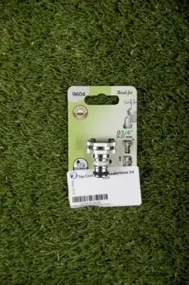 Claber Tap Connector Threaded Metal 3/4 inch