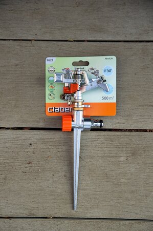 Claber Lawn Impact Sprinkler on Stake