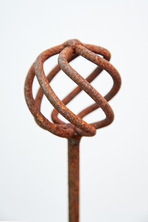 Garden Plant Support Basket Corten Steel - image 1