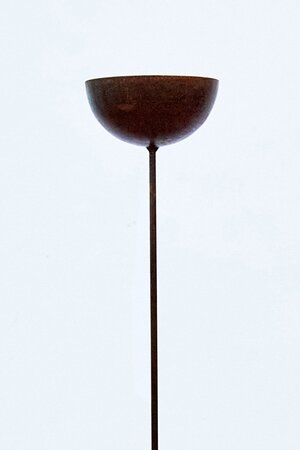 Garden Plant Support Bird Bath Corten Steel - image 1