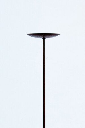 Garden Plant Support Bird Feeder Corten Steel - image 1