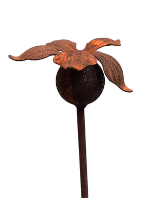 Garden Plant Support Flowerball Corten Steel