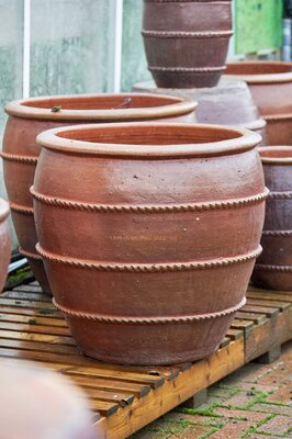 Pot Rustic Three Rings